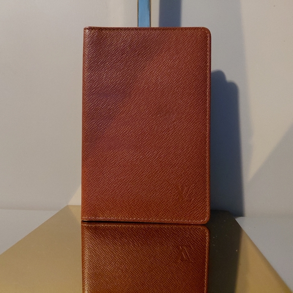 Louis Vuitton Brown Leather Passport Holder